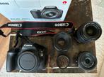 Canon EOS 200D + 3 lenzen (50mm STM + 24mm STM) complete set, Ophalen of Verzenden, Zo goed als nieuw, Spiegelreflex, Canon