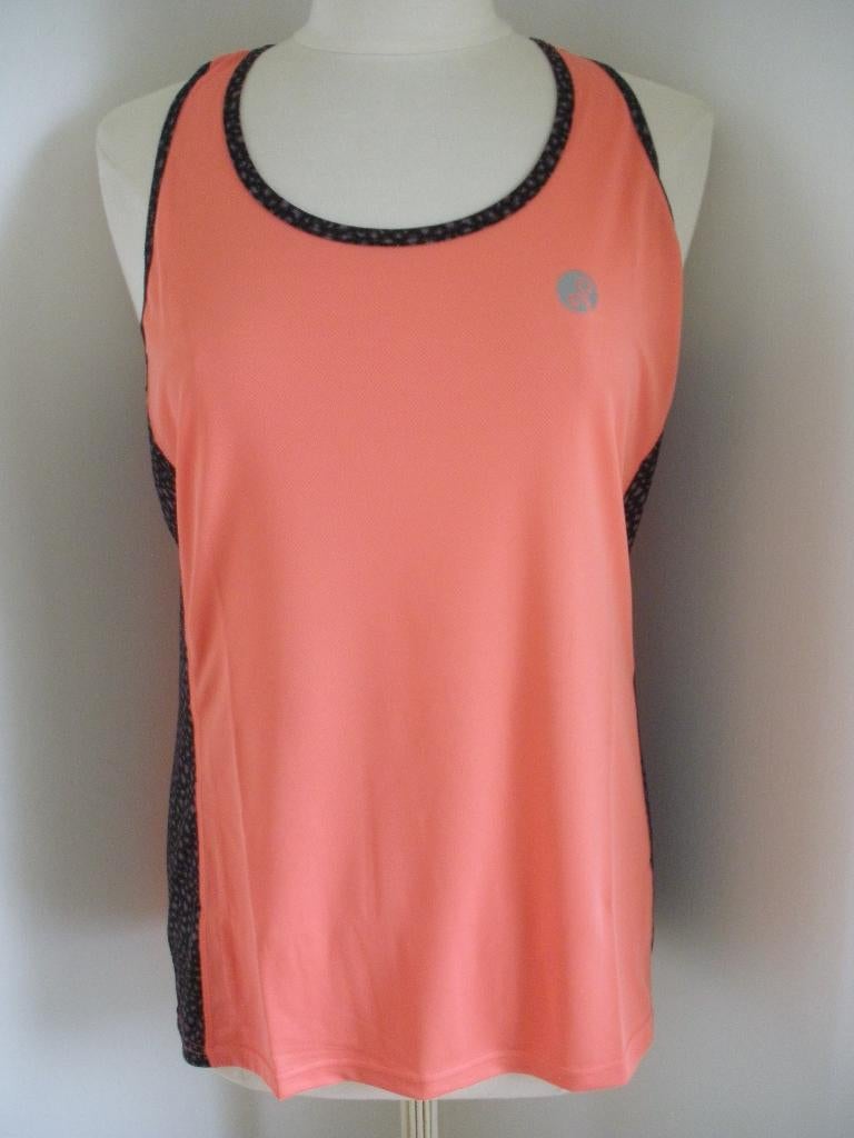LEONTIEN sport singlet roze zwarte bies maat L - nieuw -, Kleding | Dames, Sportkleding, Leontien, Maat 42/44 (L), Nieuw, Ophalen of Verzenden