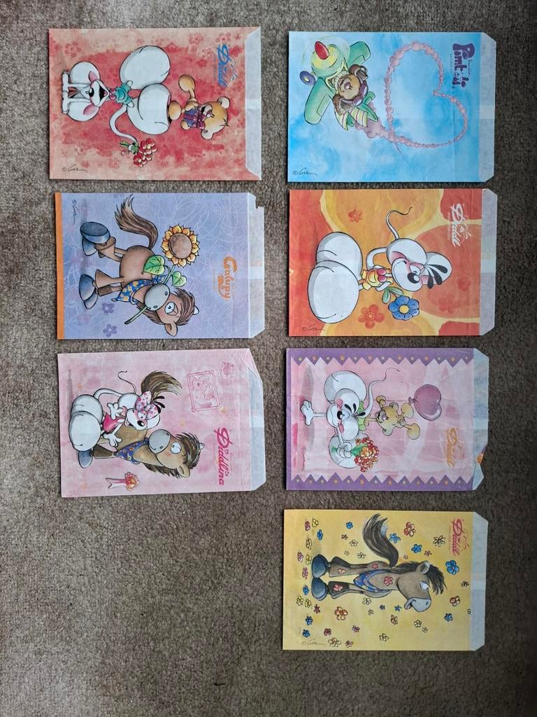 Diddl zakjes A4 en A5 formaat, Verzamelen, Diddl, Ophalen of Verzenden, Diddl, Gebruikt, Papier, Kaart of Schrift