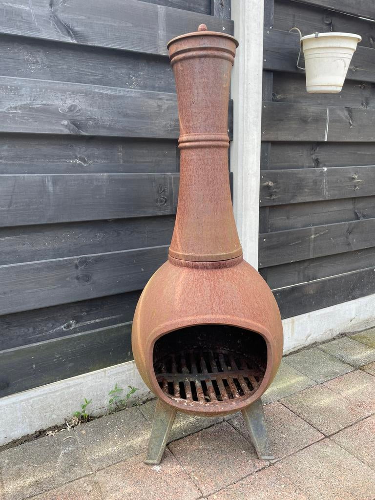 Open haard voor tuin, Ophalen, Gebruikt