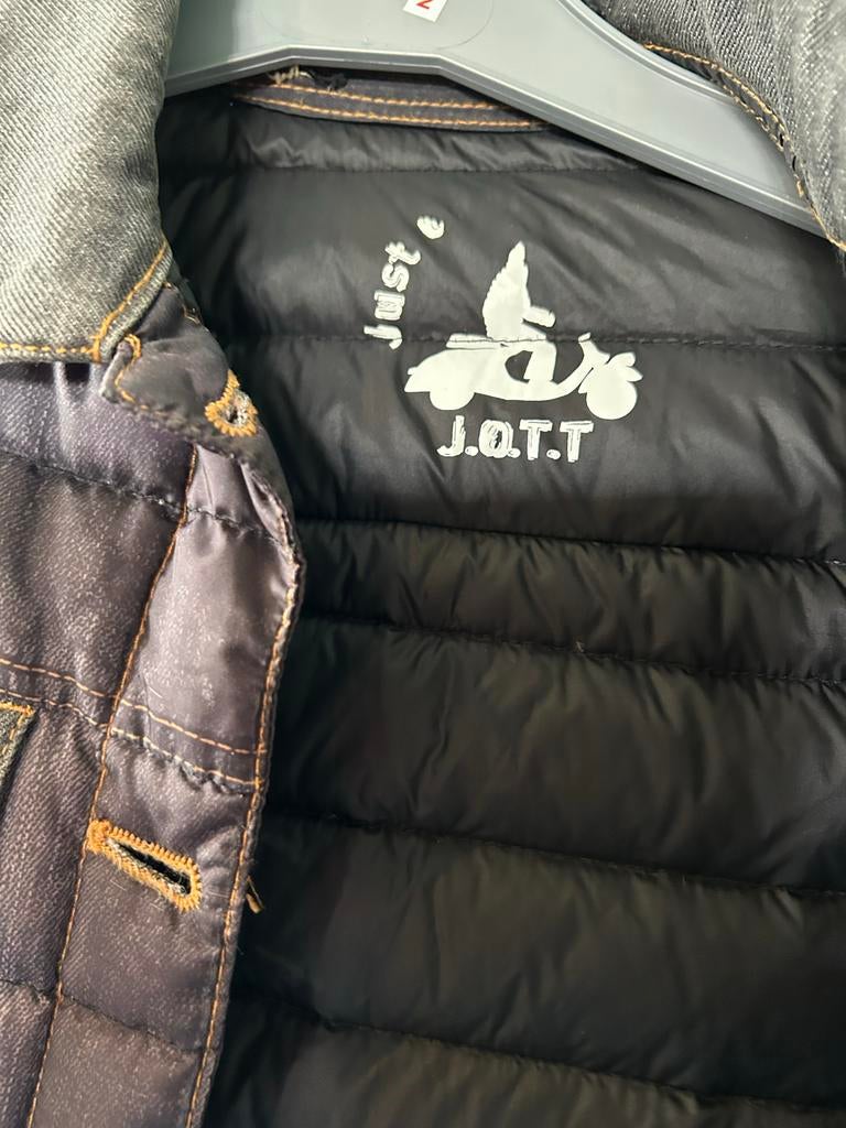 JOTT zomerjasje, blauw, maat 38/40, lijkt op spijkerjasje, Ophalen, Zo goed als nieuw, Maat 38/40 (M), Blauw