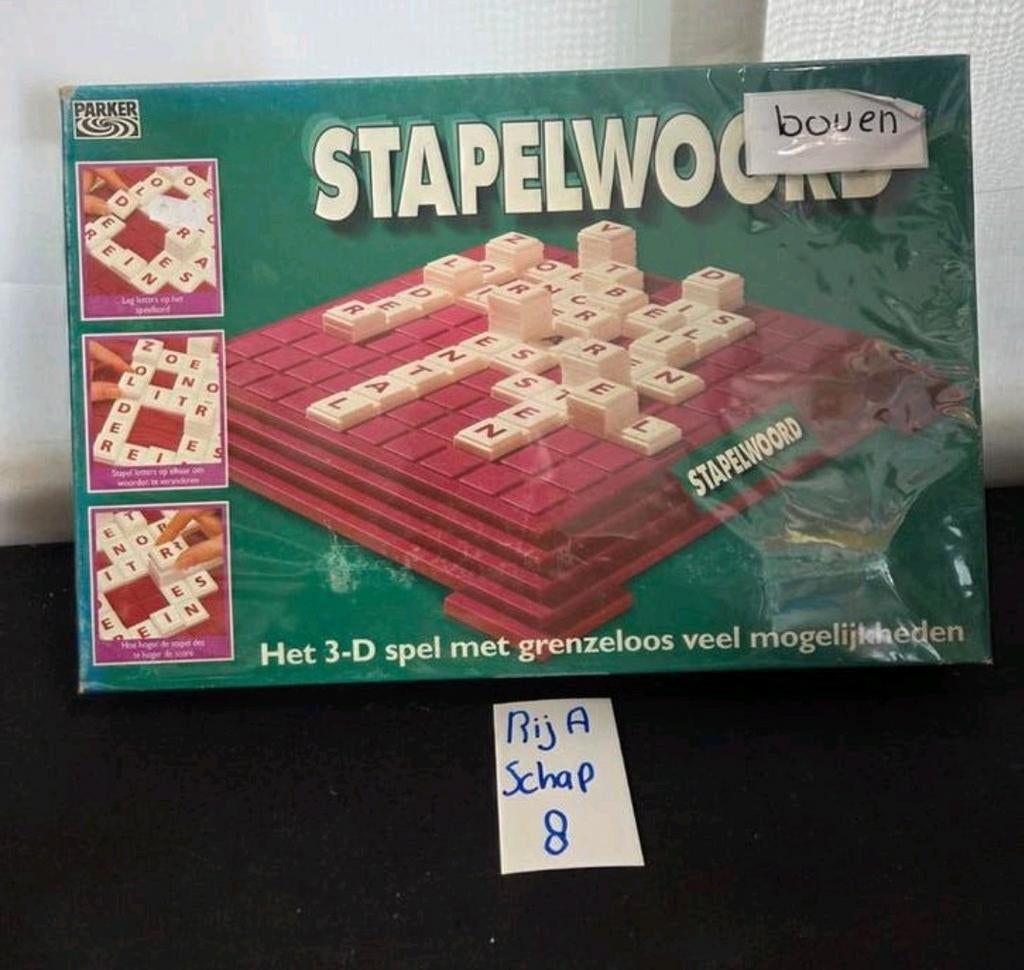 Stapelwoord 3D-spel van Parker - Zo goed als nieuw, Parker, Ophalen of Verzenden, Zo goed als nieuw, De Entree 240, 1101 EE Amsterdam, Nederland