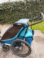 Thule Chariot Cross 1 - Incl fietskoppeling en joggingwiel, Gebruikt, Luchtbanden, Ophalen, Kinderwagen