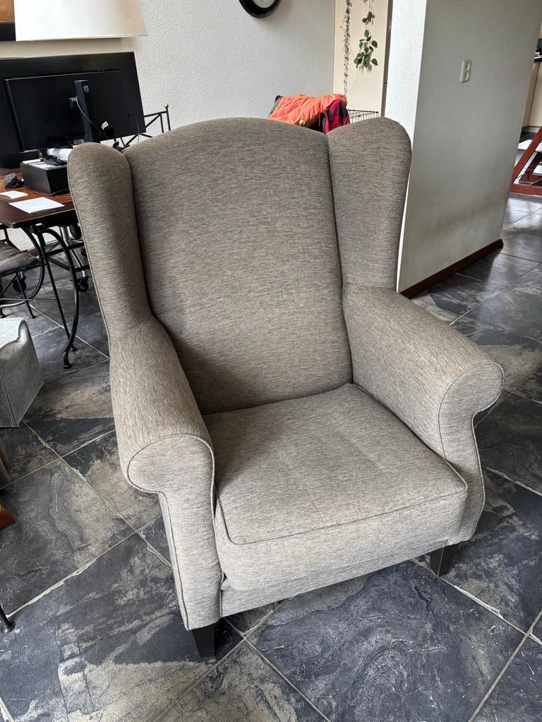 Comfortabele fauteuil - Zo goed als nieuw, Ophalen, Neutraal, 75 tot 100 cm, Zo goed als nieuw