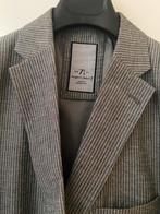 Stijlvol luchtig zomerjasje colbert gestreept - Maat 54, Ophalen of Verzenden, Zo goed als nieuw, Maat 52/54 (L), Grijs