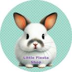 L1623 icing frosting konijn 16cm eetbare taart plaat print, Ophalen of Verzenden, Nieuw, Taarten, Versiering