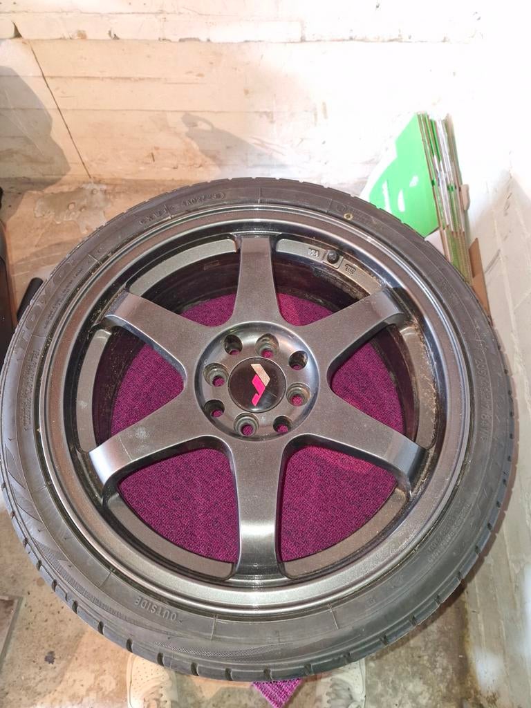 Japan racing JR3 17 inch 4x100, Ophalen, Nieuw, 17 inch, 205 mm