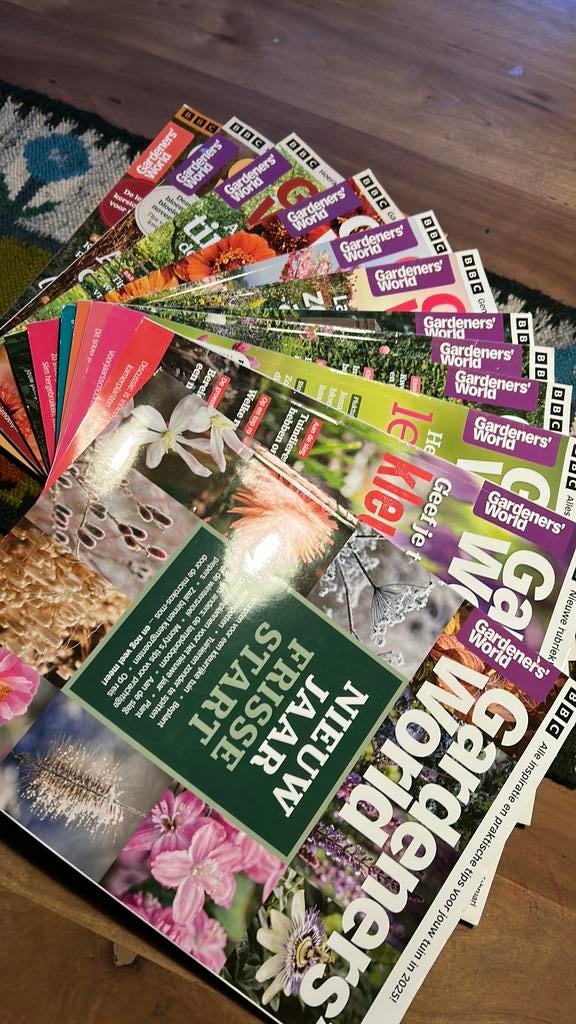 Tijdschrift Gardeners’ World  januari t/m december 2025, Ophalen of Verzenden, Gelezen, Sport en Vrije tijd