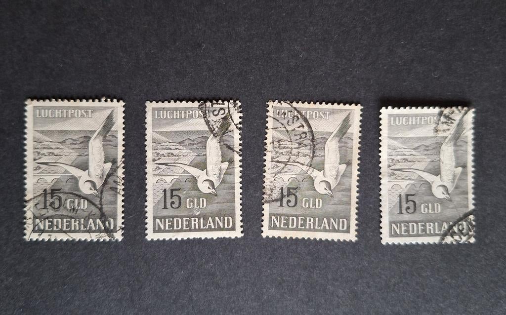 Nvph LP 12 "zeemeeuw" 4x, Ophalen of Verzenden