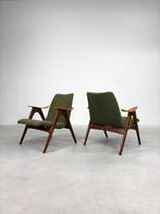 Set Vintage Fauteuils van Louis van Teeffelen voor Wébé, Huis en Inrichting, Ophalen, Minder dan 75 cm, Zo goed als nieuw, Mid-century, Deens design, Dutch design, Scandinavisch