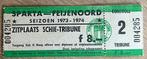Toegangskaartje Sparta-Feijenoord seizoen 1973/74, Verzamelen, Ophalen of Verzenden, Zo goed als nieuw, Sparta