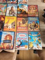 Ongeveer 90 dvds, Cd's en Dvd's, VHS | Kinderen en Jeugd, Alle leeftijden, Ophalen, Zo goed als nieuw