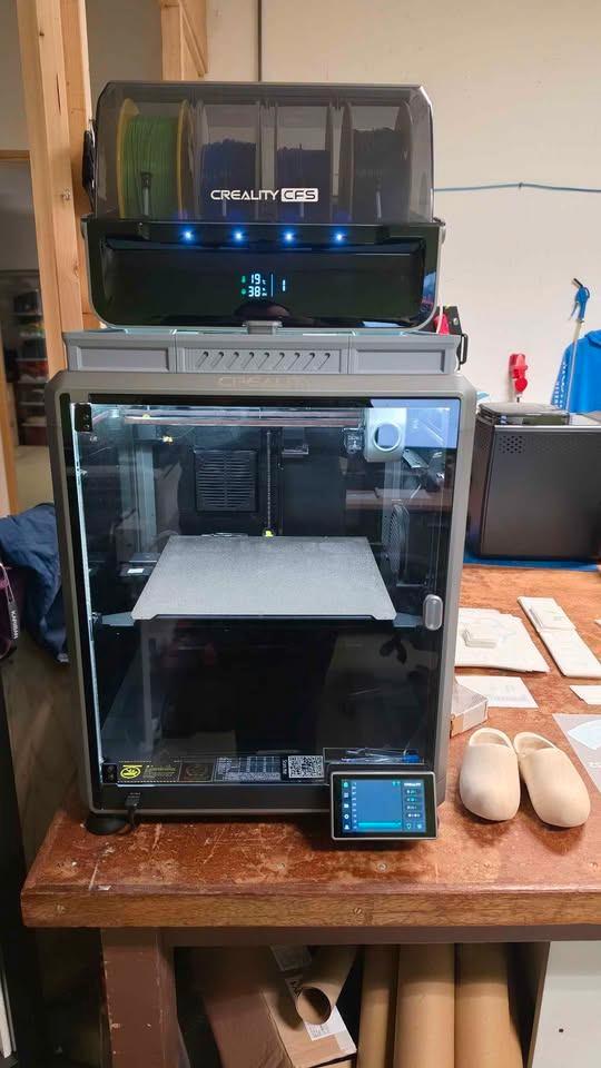 Creality K1 Max 3D-printer (met CFS), Computers en Software, 3D Printers, Zo goed als nieuw, Ingebouwde Wi-Fi, Ophalen