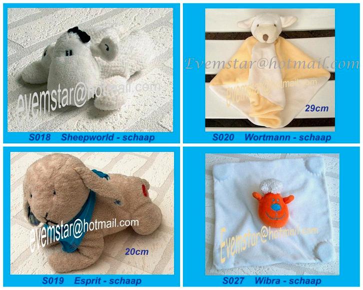 Schaap Schaapje Scheepworld Wortmann Esprit Wibra, Kinderen en Baby's, Speelgoed | Knuffels en Pluche, Zo goed als nieuw, Overige typen