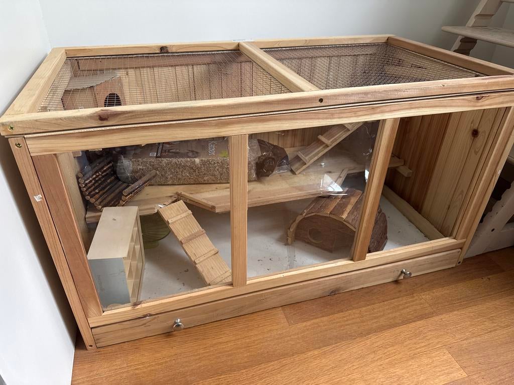 Hamster verblijf hok, Ophalen