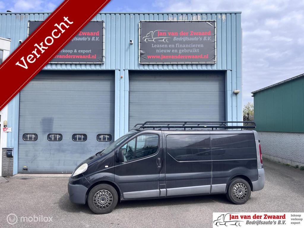 Renault Trafic bestel 2.0 CDI Lange uitvoering Eco Black Edi, Auto's, Bestelauto's, 4 cilinders, 2000 kg, Renault, Zwart