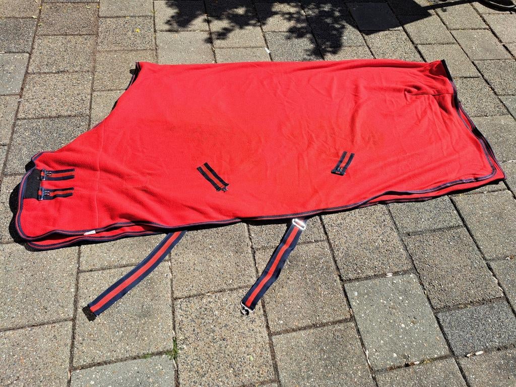 Zweetdeken paard - 205cm rood, Ophalen, Gebruikt, Rood, Zweetdeken