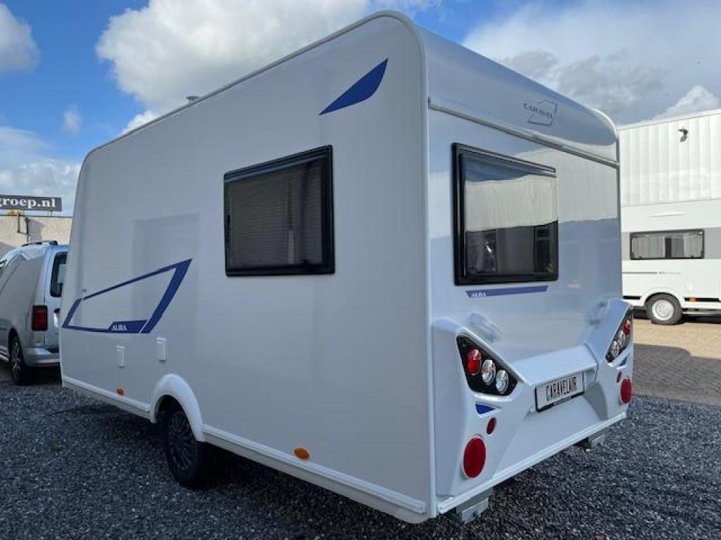 Caravelair Alba 390 Te Huur, Caravans en Kamperen, Schokbreker, Bedrijf, Treinzit, 4 tot 5 meter