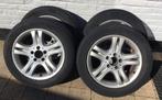 4x Mercedes-Benz velgen met band 205/55/16.  Mercedes C240, Ophalen, Zo goed als nieuw