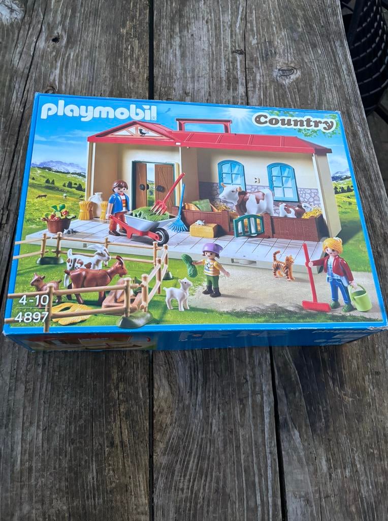 Playmobil Meeneem Boerderij - Complete Set, Kinderen en Baby's, Speelgoed | Playmobil, Ophalen of Verzenden, Zo goed als nieuw