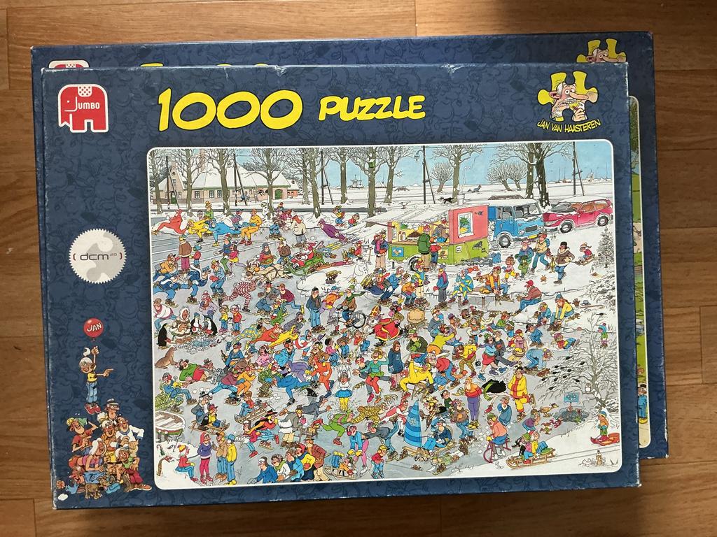 Jan van Haasteren Puzzels: 1000 en 3000 stukjes, Hobby en Vrije tijd, Denksport en Puzzels, Ophalen of Verzenden, Meer dan 1500 stukjes