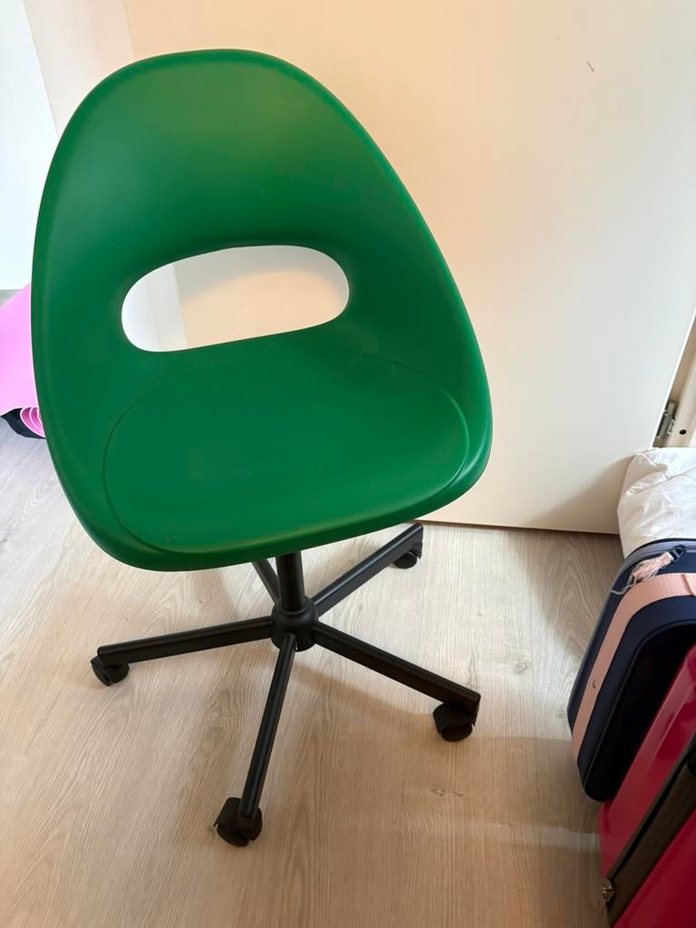 Ikea groene bureaustoel, Ophalen, Zo goed als nieuw, Groen