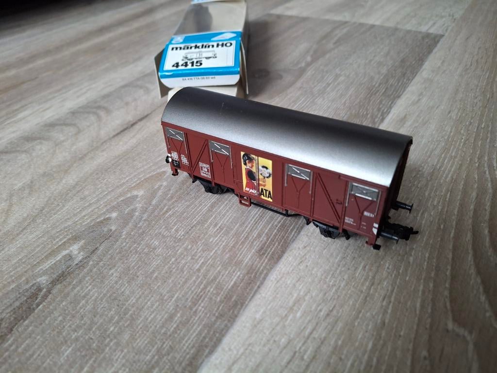 Marklïn HO 4415 gesloten goederenwagon DB, Hobby en Vrije tijd, Modeltreinen | H0, Zo goed als nieuw, Wagon, Wisselstroom, Märklin