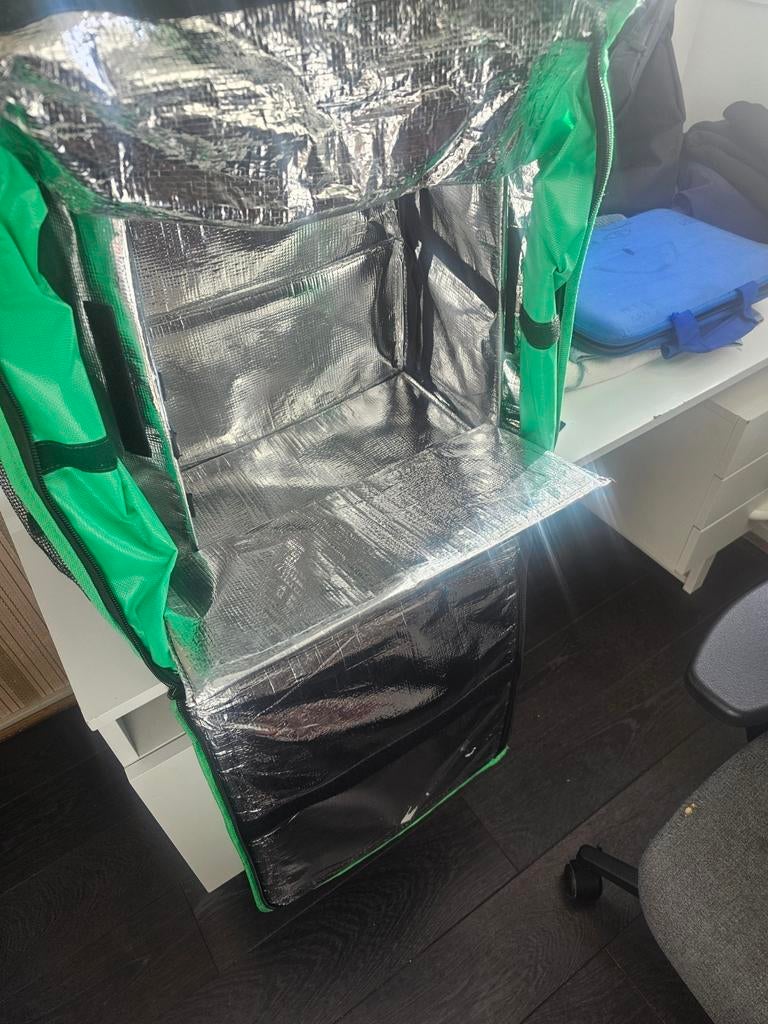 Uber Eats bezorgtas - Grote thermische rugzak, Sieraden, Tassen en Uiterlijk, Tassen | Rugtassen, 40 cm of meer, Gebruikt, Ophalen of Verzenden