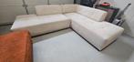 Montel Flex Hoekbank Wit Bouclé Stof - Gereinigd & Z.G.A.N., Ophalen, 250 tot 300 cm, 100 tot 125 cm, Hoekbank