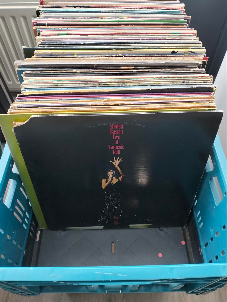 Ruim 100 lps, Cd's en Dvd's, Vinyl | Overige Vinyl, Gebruikt, Overige formaten, Ophalen