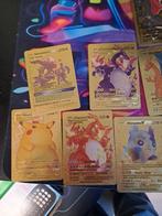 16 Goude neppe pokemaon kaarten, Hobby en Vrije tijd, Verzamelkaartspellen | Yu-gi-Oh!, Ophalen, Zo goed als nieuw, Meerdere kaarten