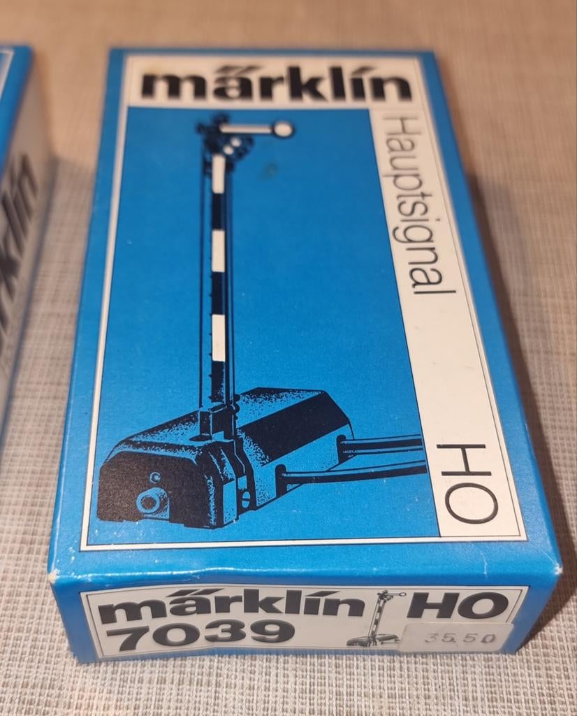 Märklin 7039 Hoofdsignaal H0, Hobby en Vrije tijd, Modeltreinen | H0, Ophalen of Verzenden, Wisselstroom, Wagon, Märklin
