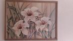 Schilderij met bloemen - lelies, Ophalen of Verzenden