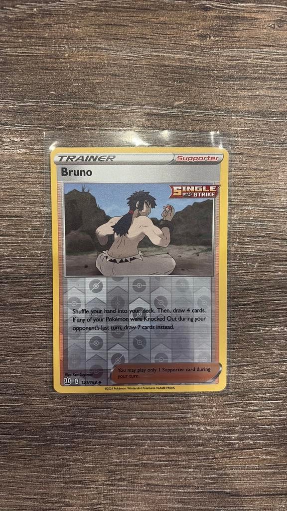 BST Bruno 121/163 Reverse holo, Ophalen of Verzenden, Zo goed als nieuw