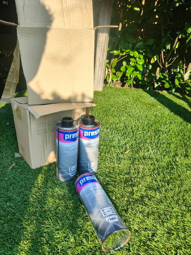 12x Presto Tectyl / Bitumen Underbody Coating – Bodembescher, Ophalen of Verzenden