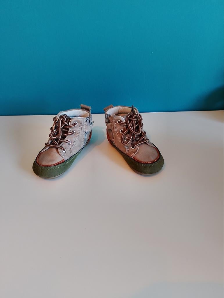 Baby sneakers jongens leer maat 19/20, Ophalen of Verzenden, Meisje, Schoenen