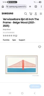 Samsung The Frame 65 inch lijst Beige Wood VG-SCFA65BEBXC, Ophalen, Nieuw