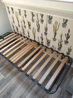 Gratis logeerbed., Ophalen, Gebruikt, Eenpersoons, Zwart