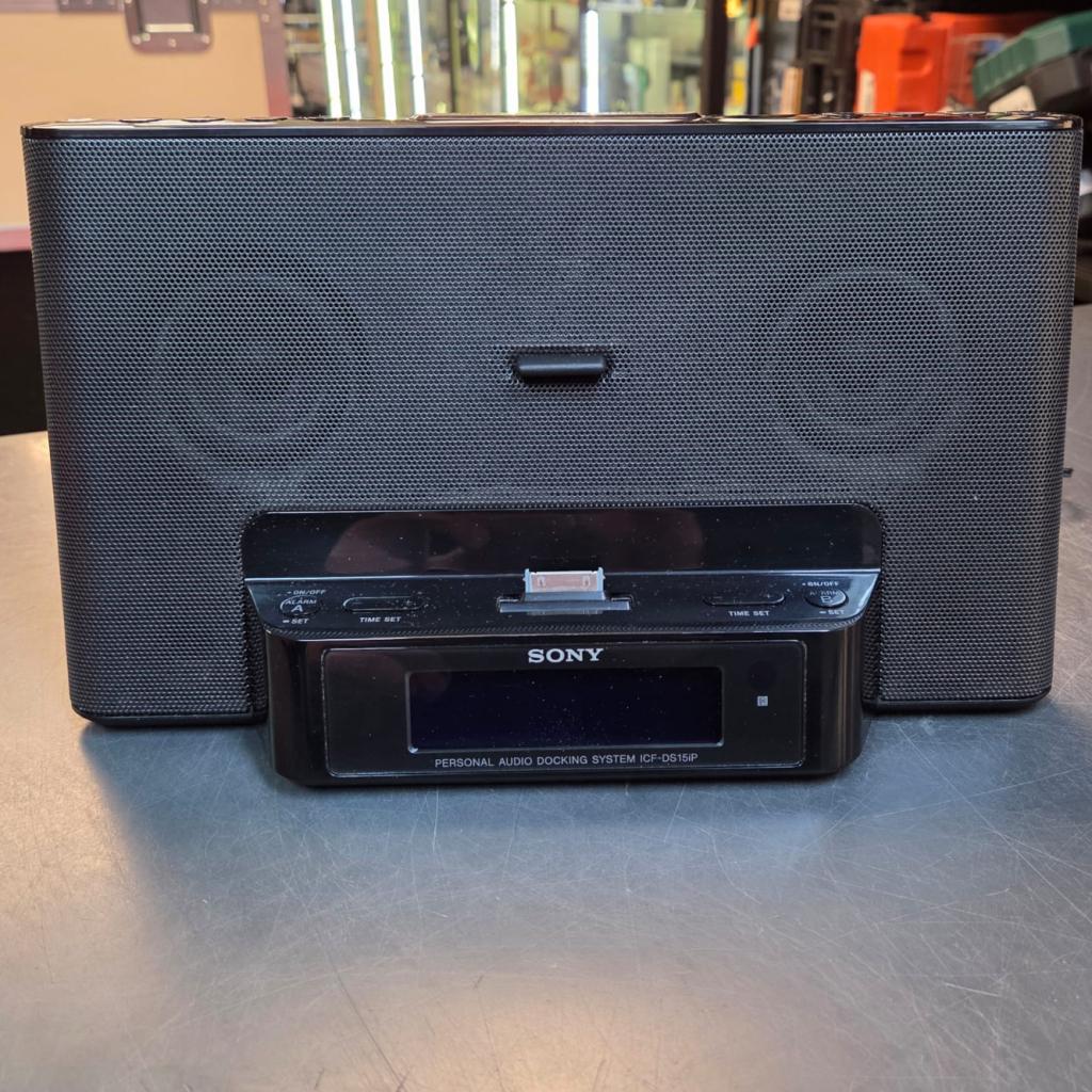 SONY ICF-DS15iP miniset: radio, iPod, aux met remote, Audio, Tv en Foto, Radio's, Zo goed als nieuw