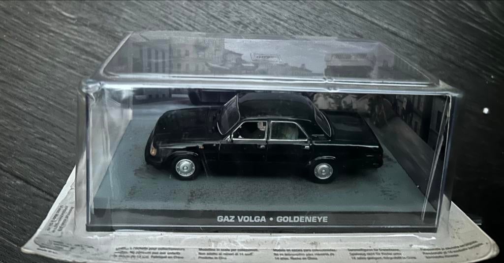 GAZ Volga Goldeneye Modelauto - James Bond Collectie, Hobby en Vrije tijd, Modelauto's | 1:43, Ophalen of Verzenden, Nieuw, Auto