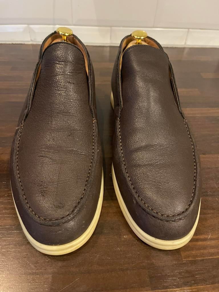 Loro Piana Open Walk, Loafers, Bruin, Ophalen of Verzenden, Gedragen
