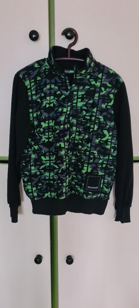 Kawasaki camo fleece vest maat L, Motoren, Ophalen of Verzenden, Tweedehands, Heren, Overige typen