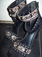 Boho Sandalen zwart met kraaltjes  40 Starvollection, Kleding | Dames, Schoenen, Zwart, Nieuw, Sandalen of Muiltjes, Starcollecion