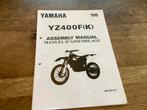 Yamaha YZ400F(K) Montagehandleiding '98, Motoren, Verzenden, Yamaha