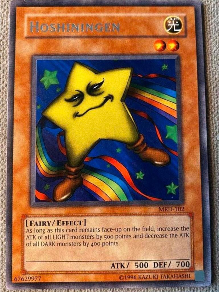 Yu-Gi-Oh! Hoshiningen MRD Old US Print !, Ophalen of Verzenden, Zo goed als nieuw, Losse kaart
