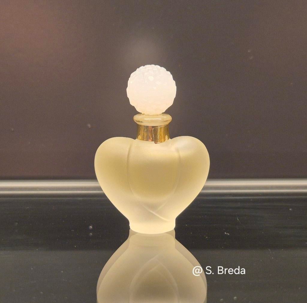 Estee Lauder - Farouche - Lalique ontwerp Parfum miniatuur, Ophalen of Verzenden, Zo goed als nieuw, Miniatuur, Gevuld
