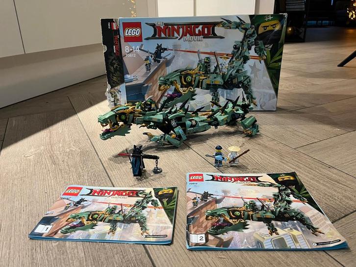 Lego Ninjago 70612 Groene NRG Draak, Kinderen en Baby's, Speelgoed | Duplo en Lego, Zo goed als nieuw, Lego, Complete set, Ophalen of Verzenden