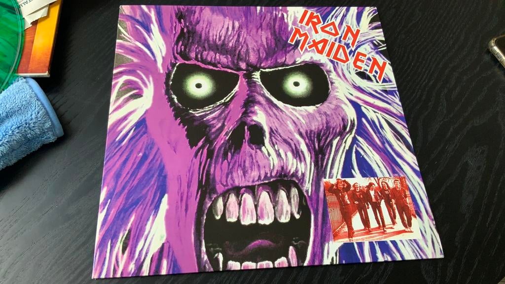 Iron Maiden lp demo, Cd's en Dvd's, Vinyl | Hardrock en Metal, Ophalen of Verzenden, Zo goed als nieuw