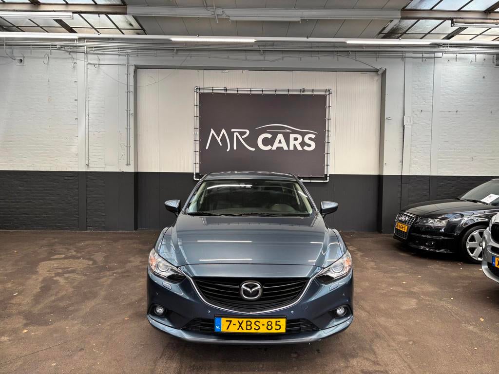 Mazda 6 2.2D Skylease+ Leder/Navi/Cruise Control, Auto's, Mazda, Voorwielaandrijving, Gebruikt, 4 cilinders, 150 pk