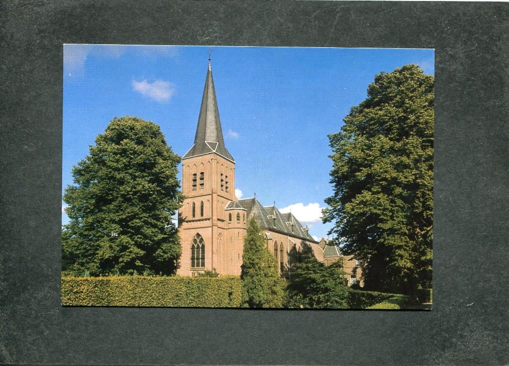 Ansicht Kortenhoef - R.K. Kerk, Verzamelen, Ansichtkaarten | Nederland, Verzenden, 1980 tot heden, Ongelopen